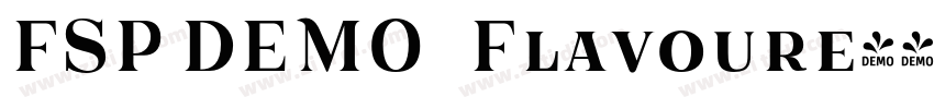 FSP DEMO   Flavoure字体转换